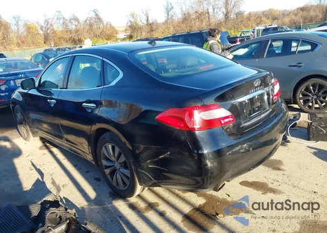 2013 Infiniti M37X z USA, uszkodzony, nr VIN JN1BY1AR1DM601228